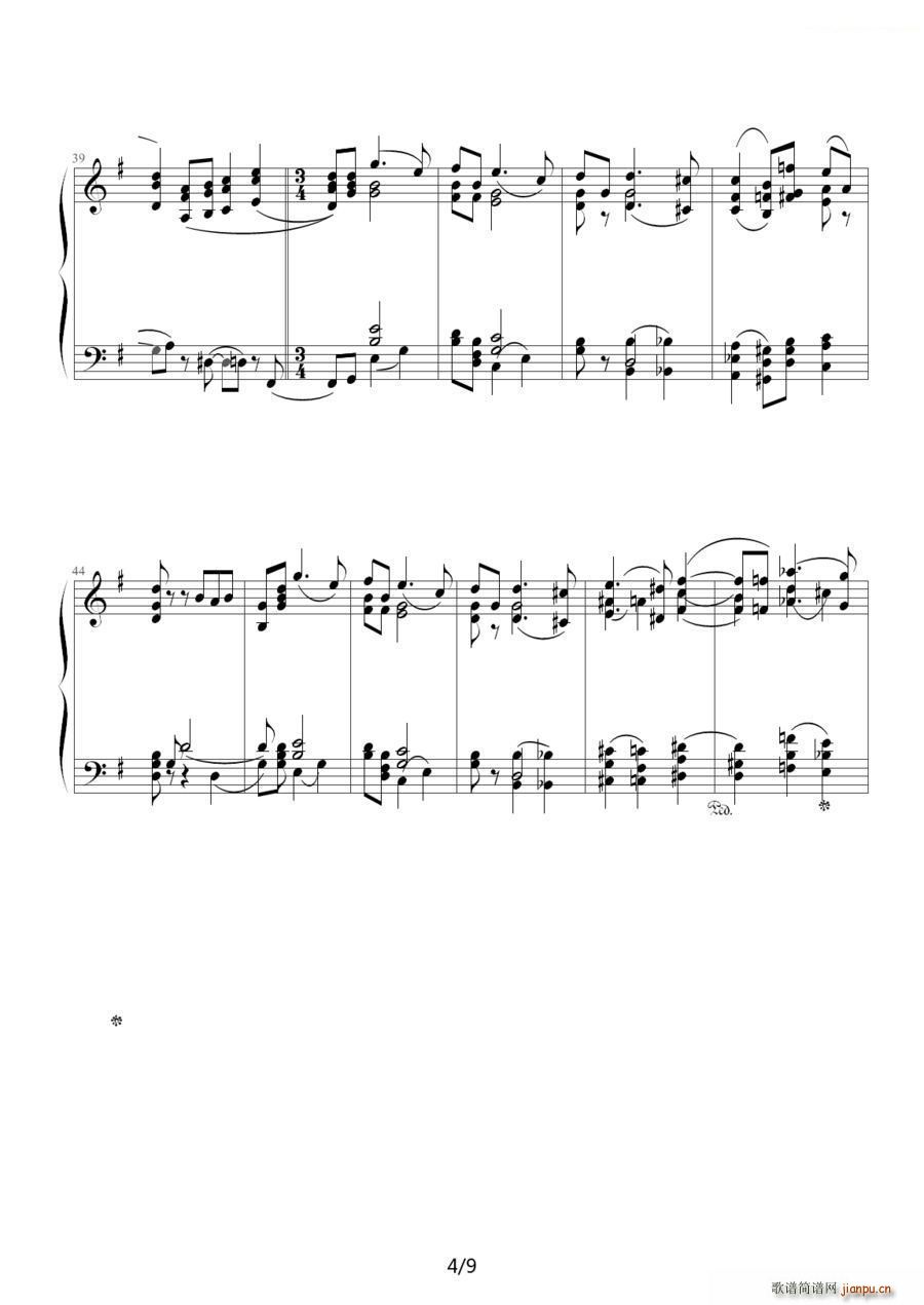 船歌(柴科夫斯基作曲版 歌谱简谱网