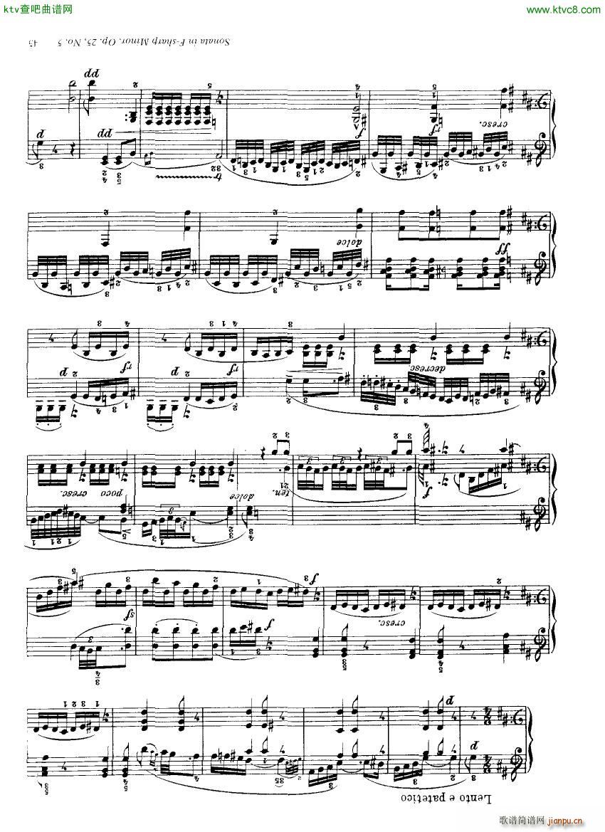 Clementi 25 5 Sonata Fsharp minor()6
