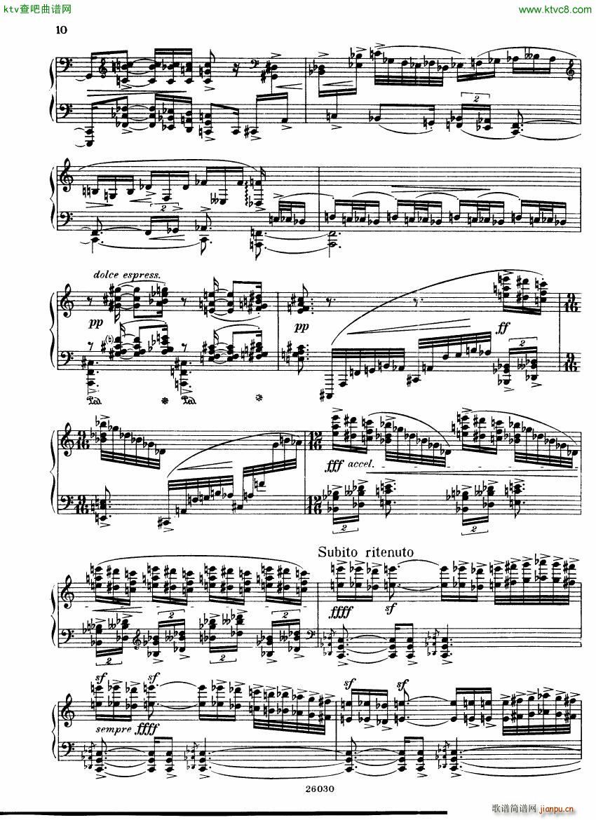 Bentzon op 10 Toccata()8