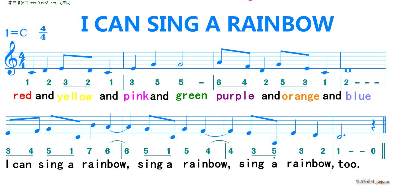 I can sing a rainbow(ʮּ)1