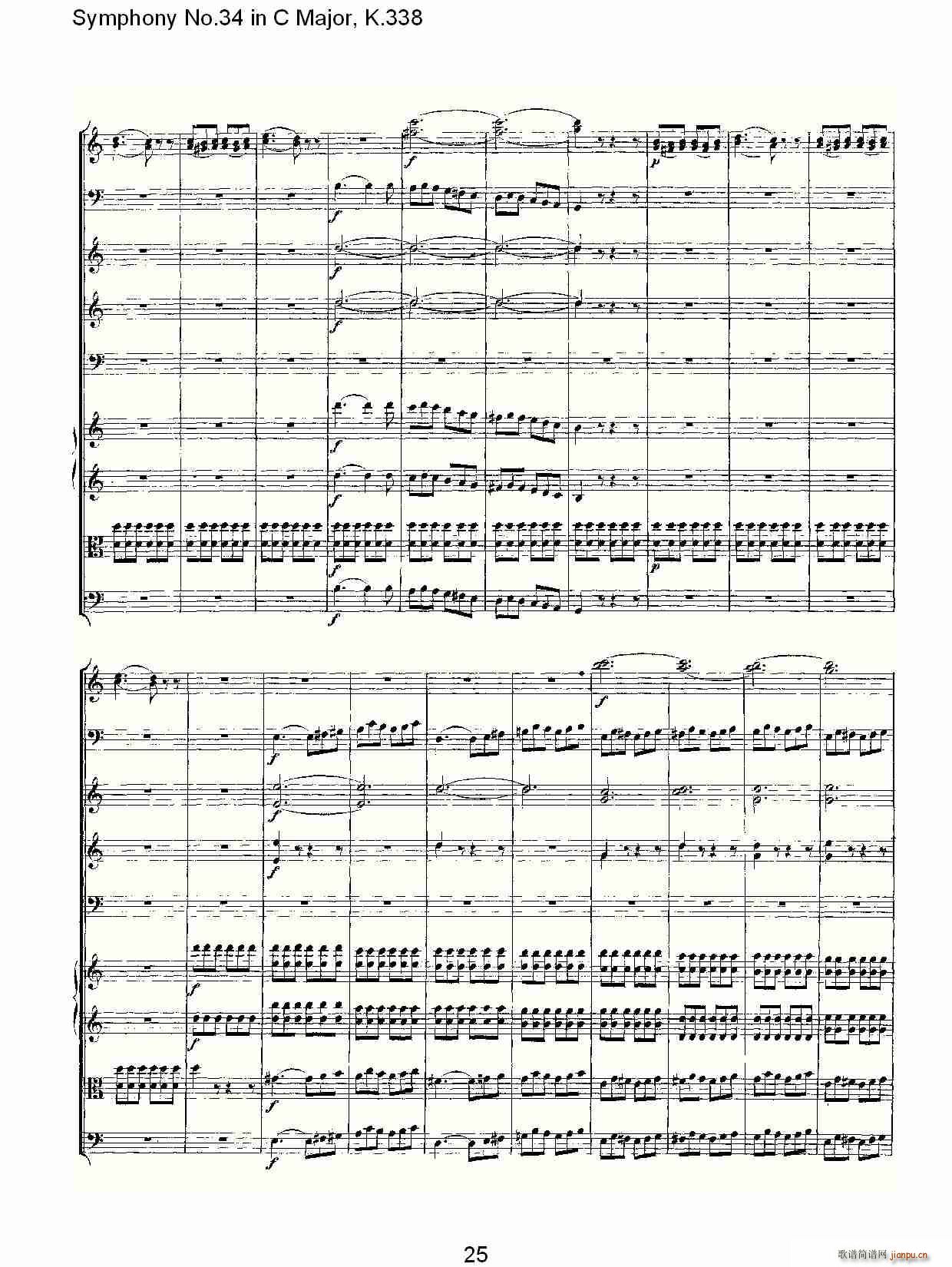 Symphony No.34 in C Major, K.338(ʮּ)25