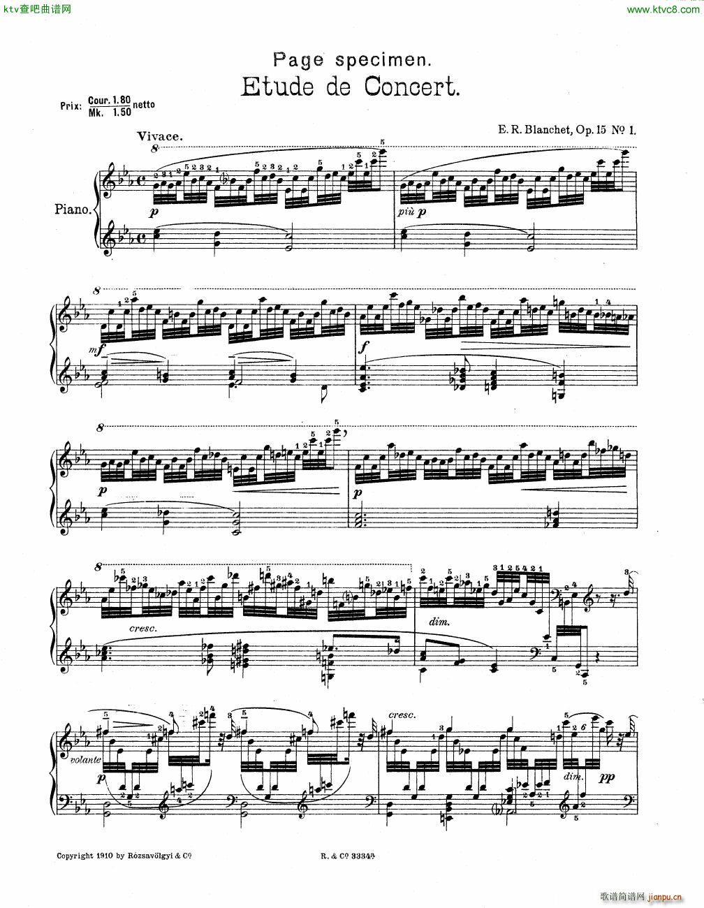 Blanchet Op 15 no 4 Scherzo()6