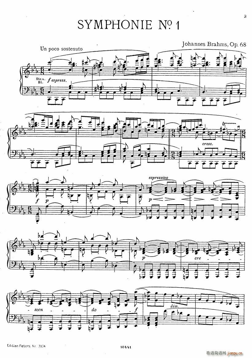 Brahms op 68 Singer Symphonie Nr 1()1