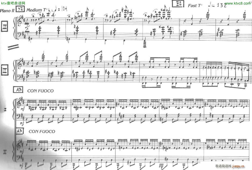 Bolling Sonata for Two Pianist no 2 Part3()6
