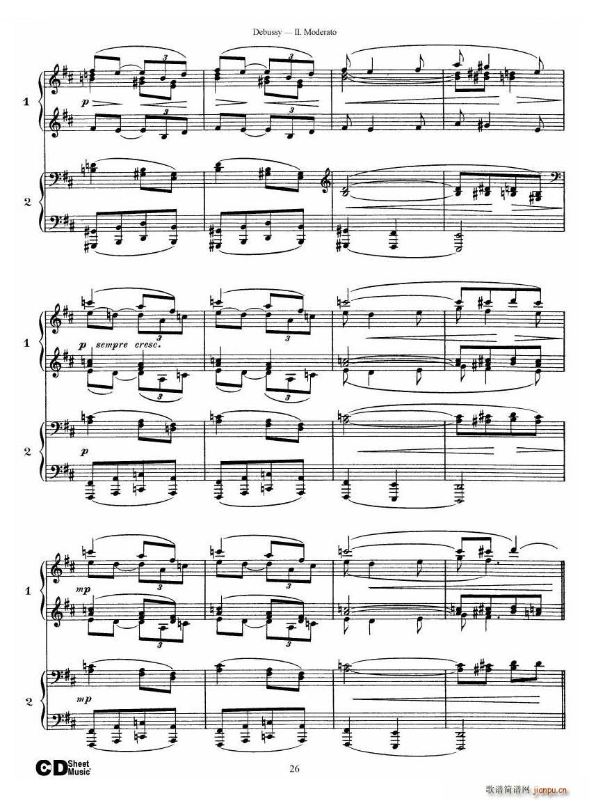Debussy Printemps II Printemps II(ʮּ)26