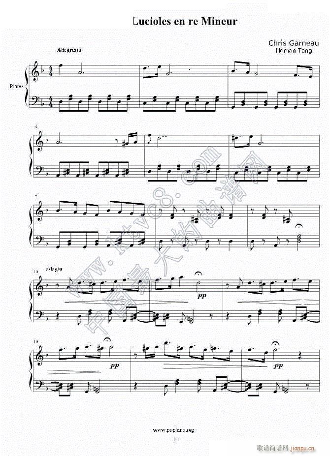 Les Lucioles en re Mineur һ()1