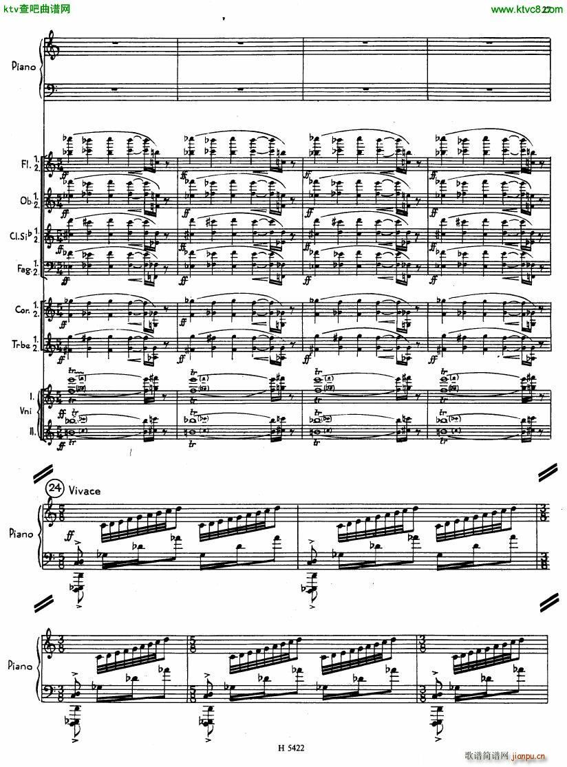 Fiser concerto da camera for piano full score()25