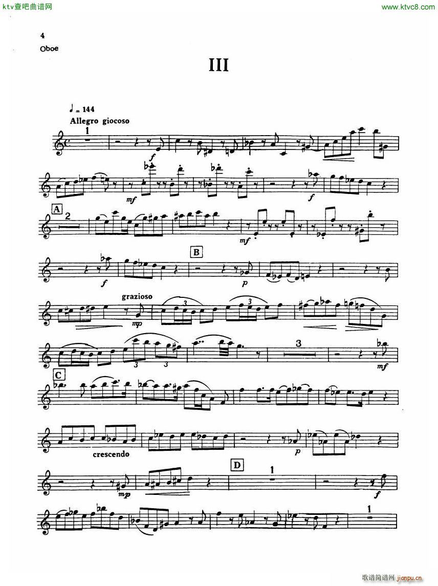 Madeleine Dring Trio For Flute Oboe And Piano()9