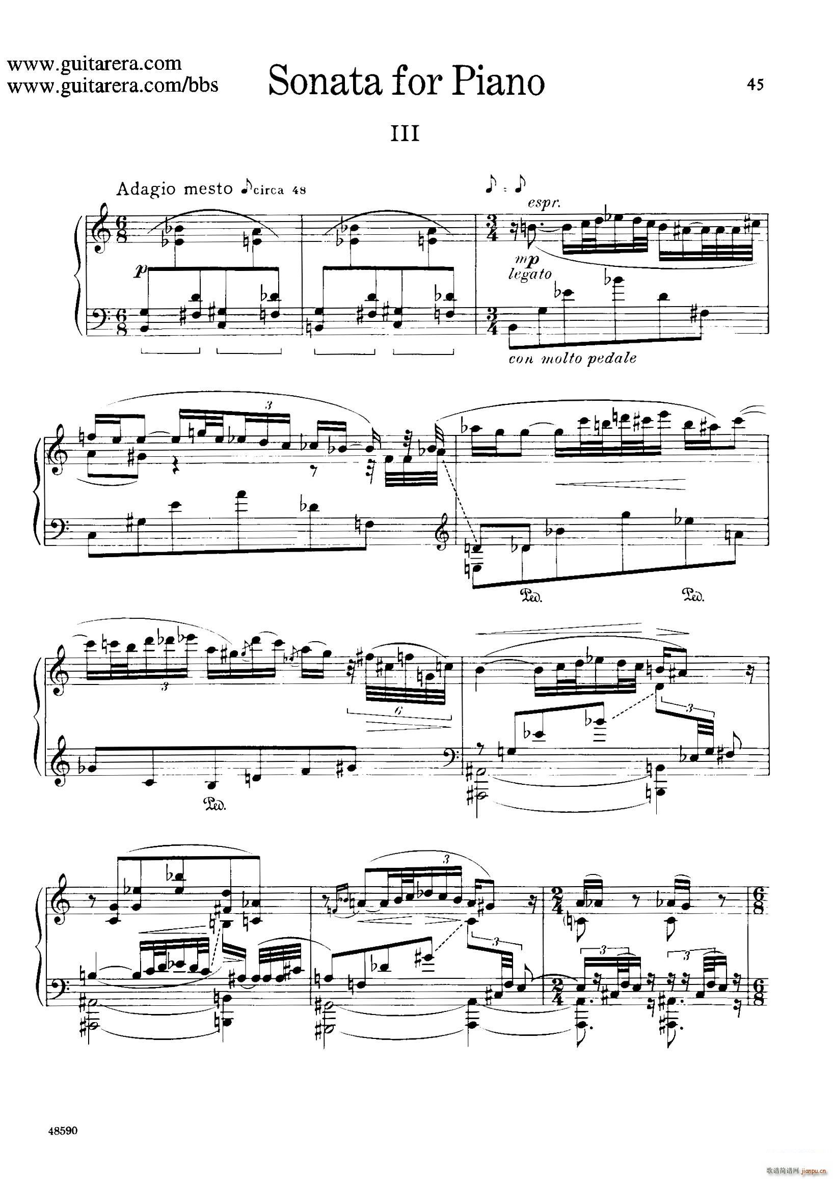Piano Sonata Op 26  ()1