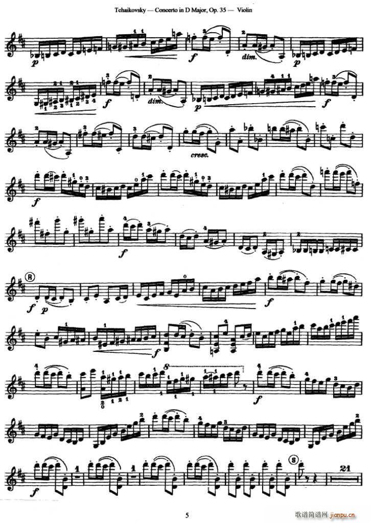 Concerto in D Major.Op.35(ʮּ)5