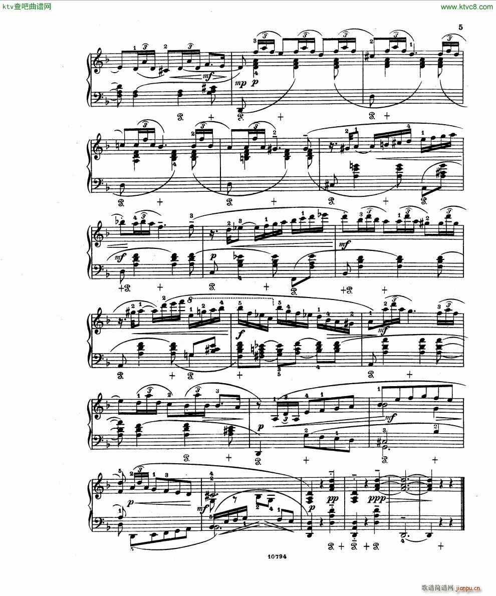 Fuchs Robert Improvisation pour clavier op 11()3