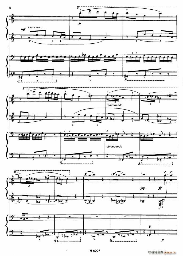 Barton Sonatina for 4 hands()6