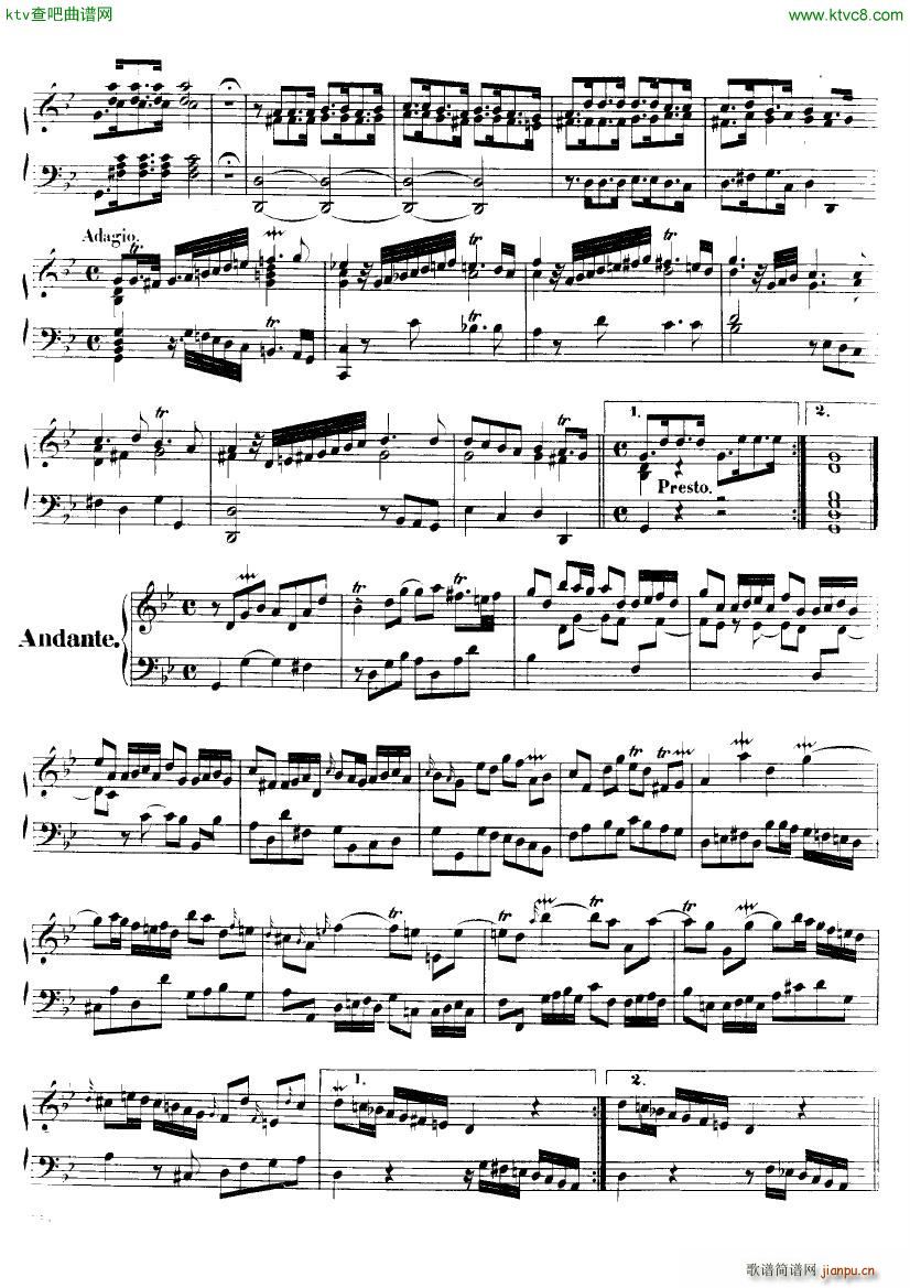 Handel Suite in G minor G250 255()3