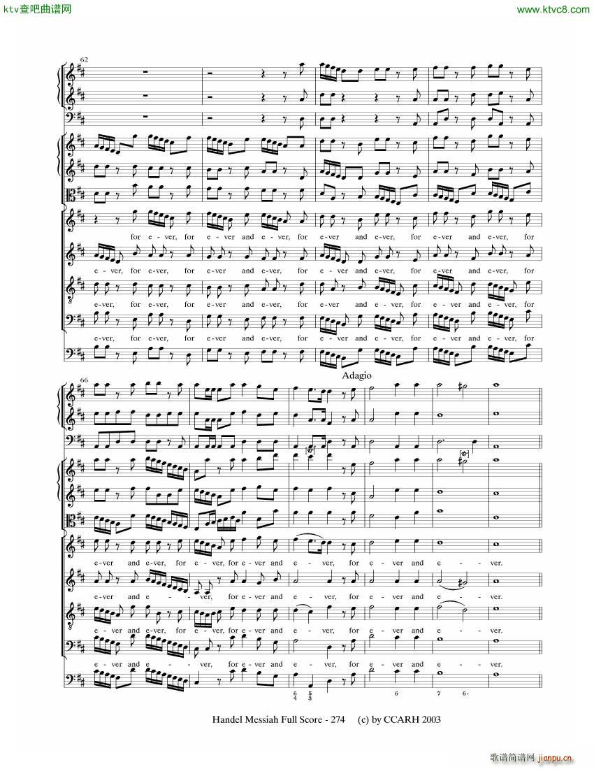 G F Handel Messiah Open Score ()33