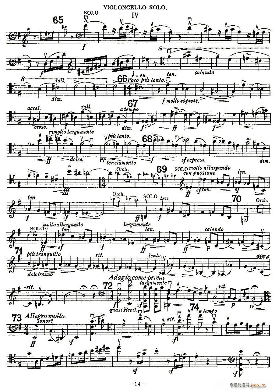 Edward Elgar Concerto e Minor Op85 For Cello(ʮּ)14