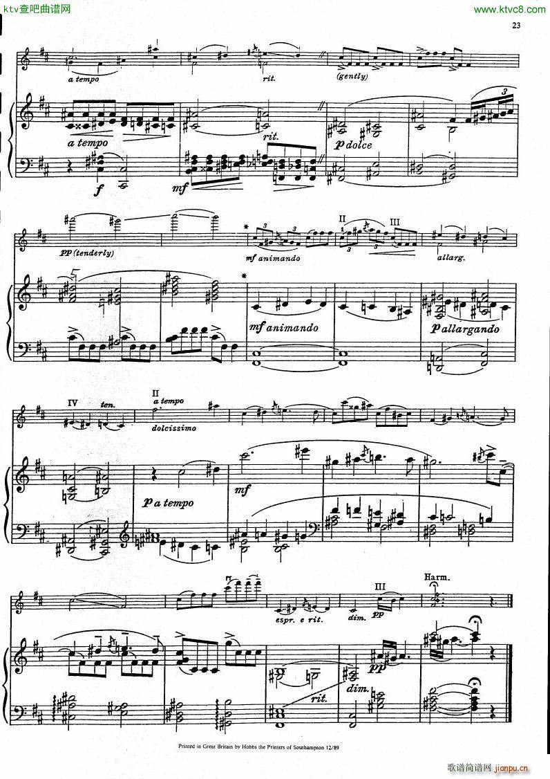 Gershwin Heifetz 4 Pieces from Porgy Bess()20