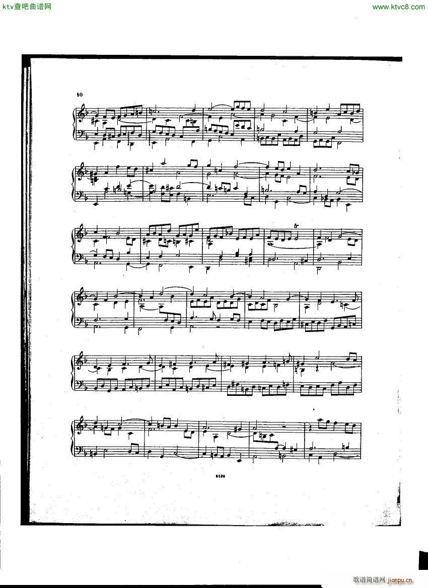 Bach D Albert Prelude and Fugue d min()8