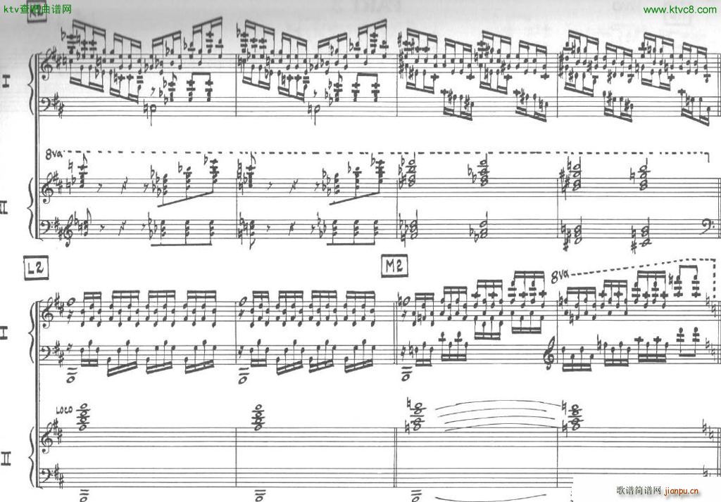 Bolling Sonata for Two Pianist no 2 Part2()18