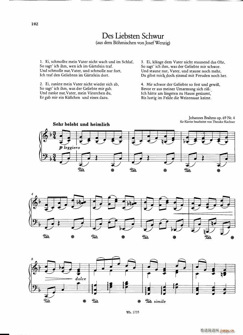 Brahms and his friends Anthology 3()34