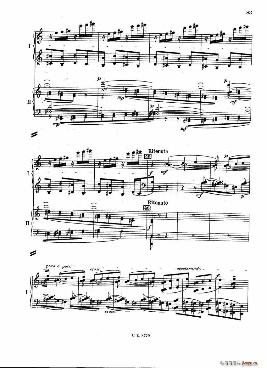 Bartok SZ 83 Piano Concerto 1 2p reduct ()40