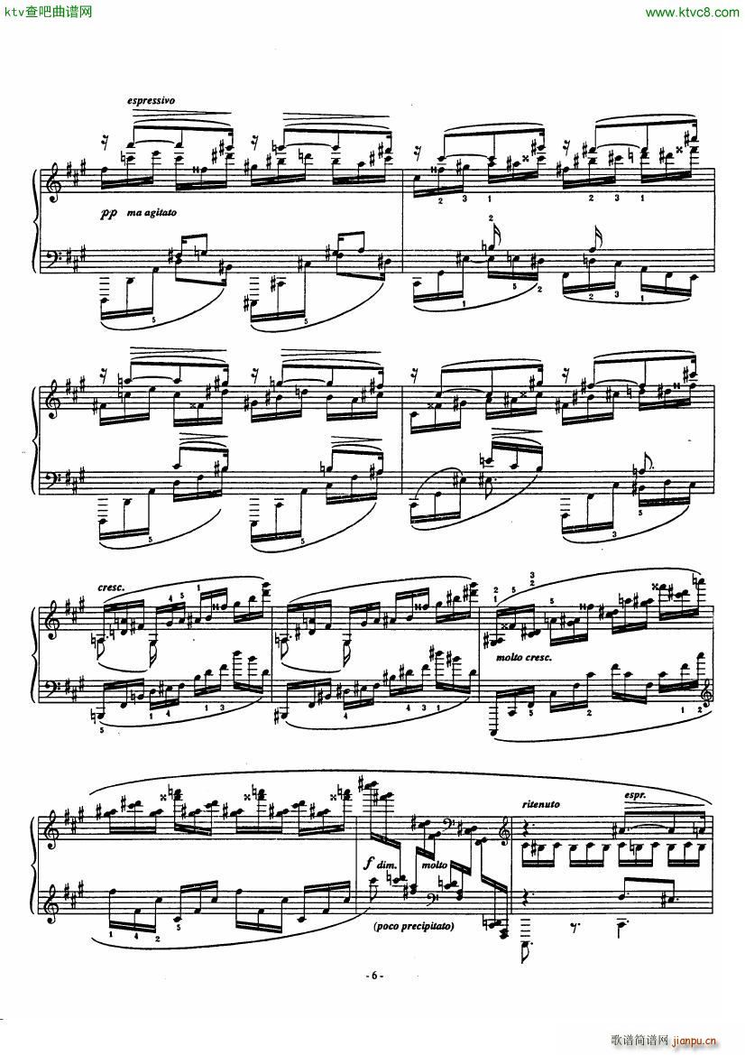 Etude No 10 D aprs Chopin()6