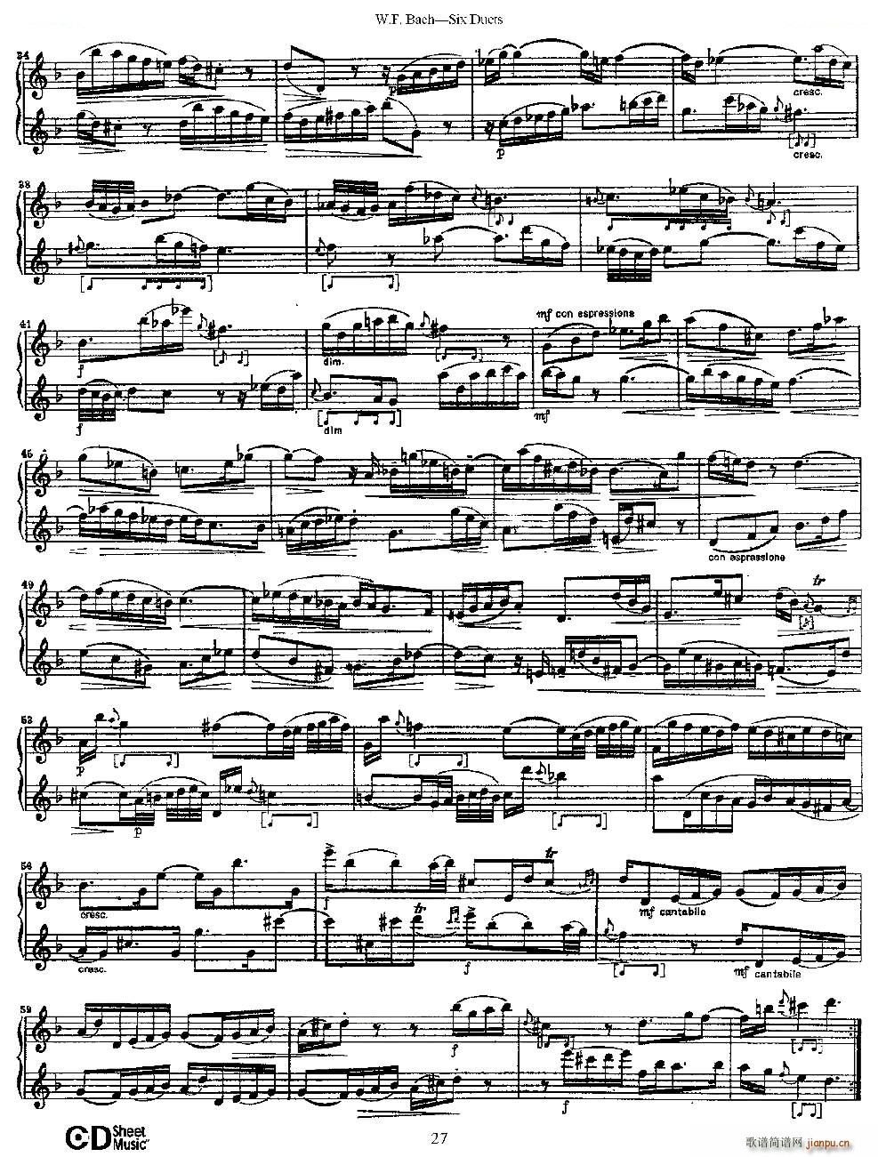 Six Duets ֮ ׶ϰ ͭ()5