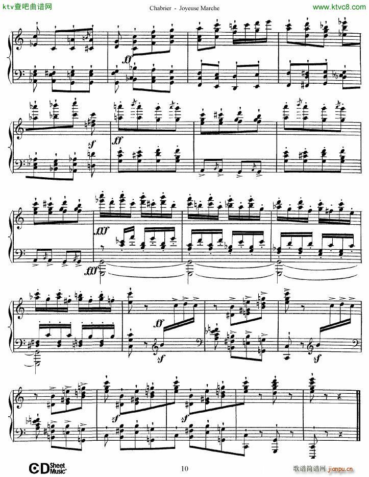 Chabrier Joyeuse Marche()10