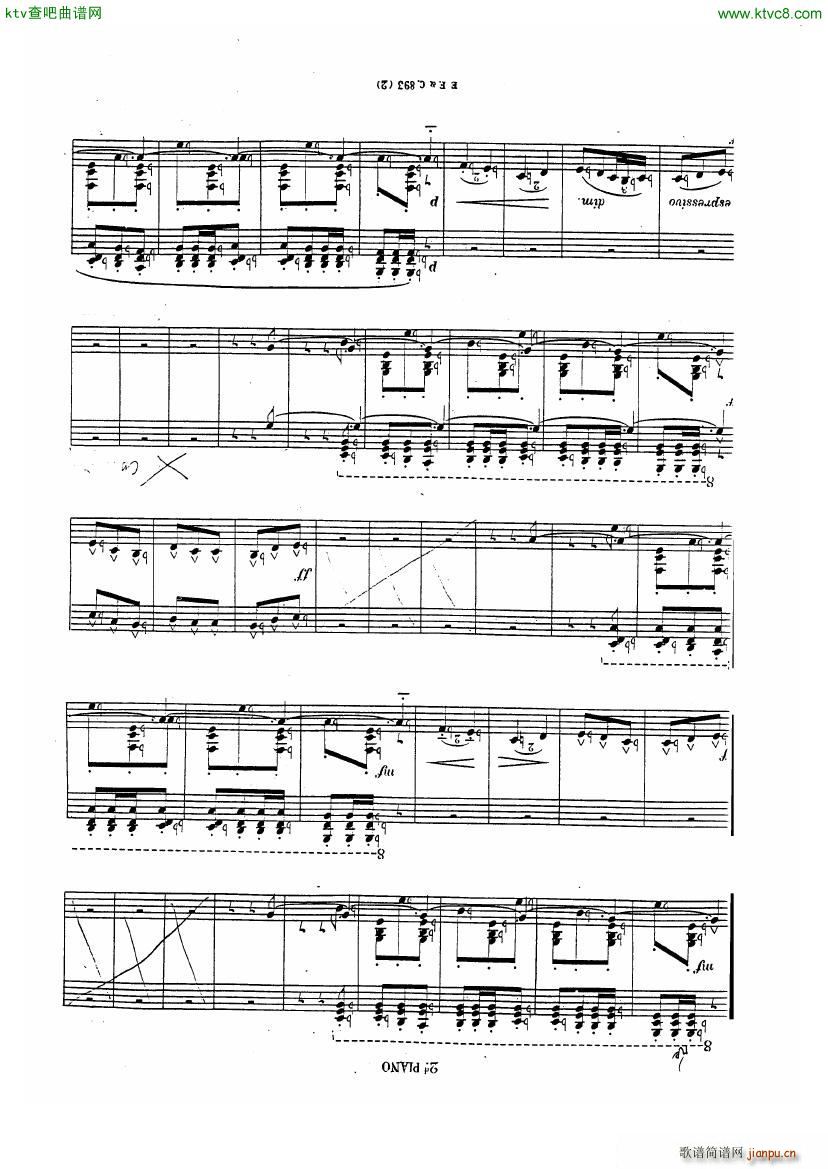 Chabrier Espana for two pianos()22