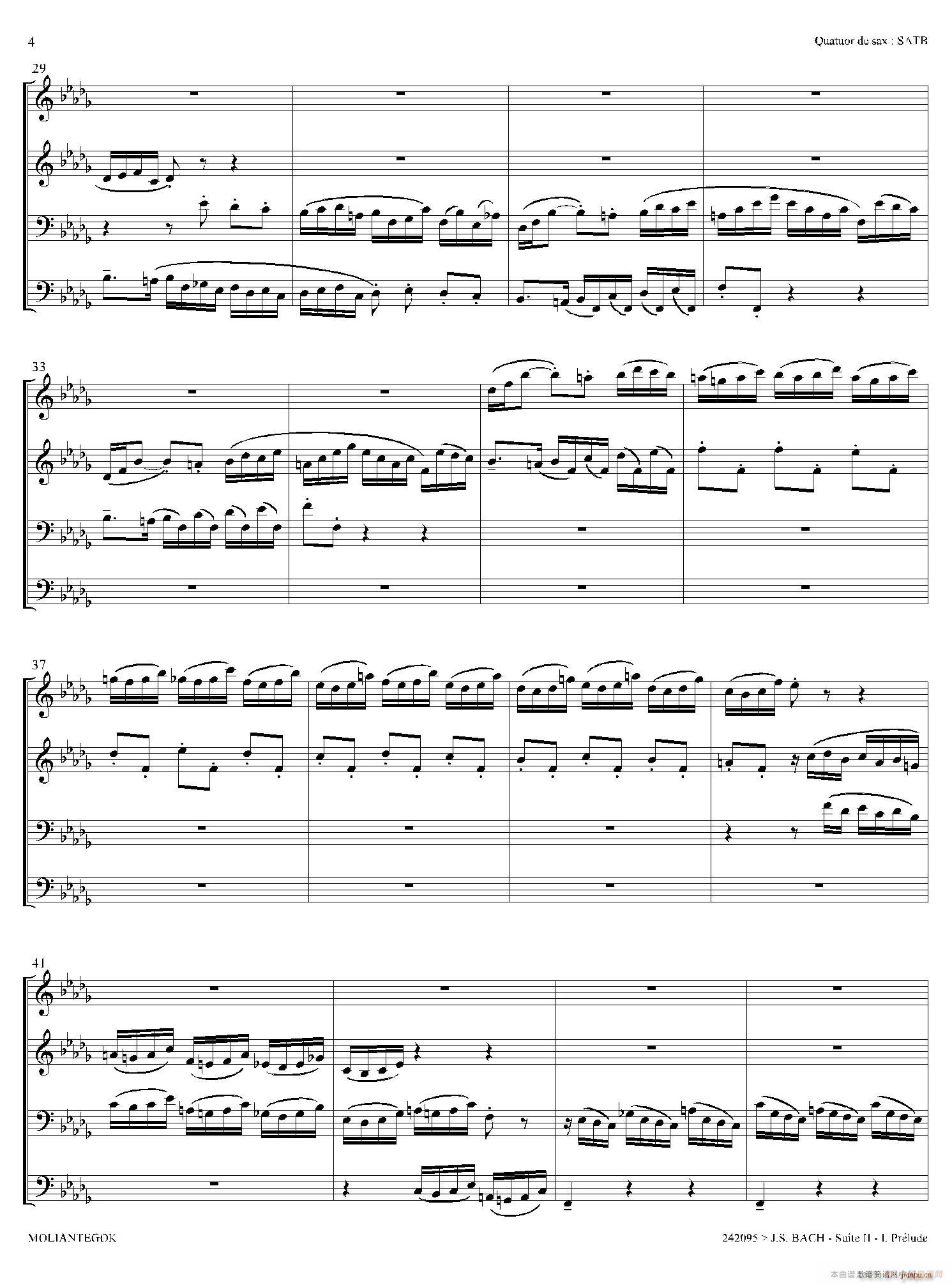 Suite anglaise No 2 BWV 807 ֮ ǰ ()3