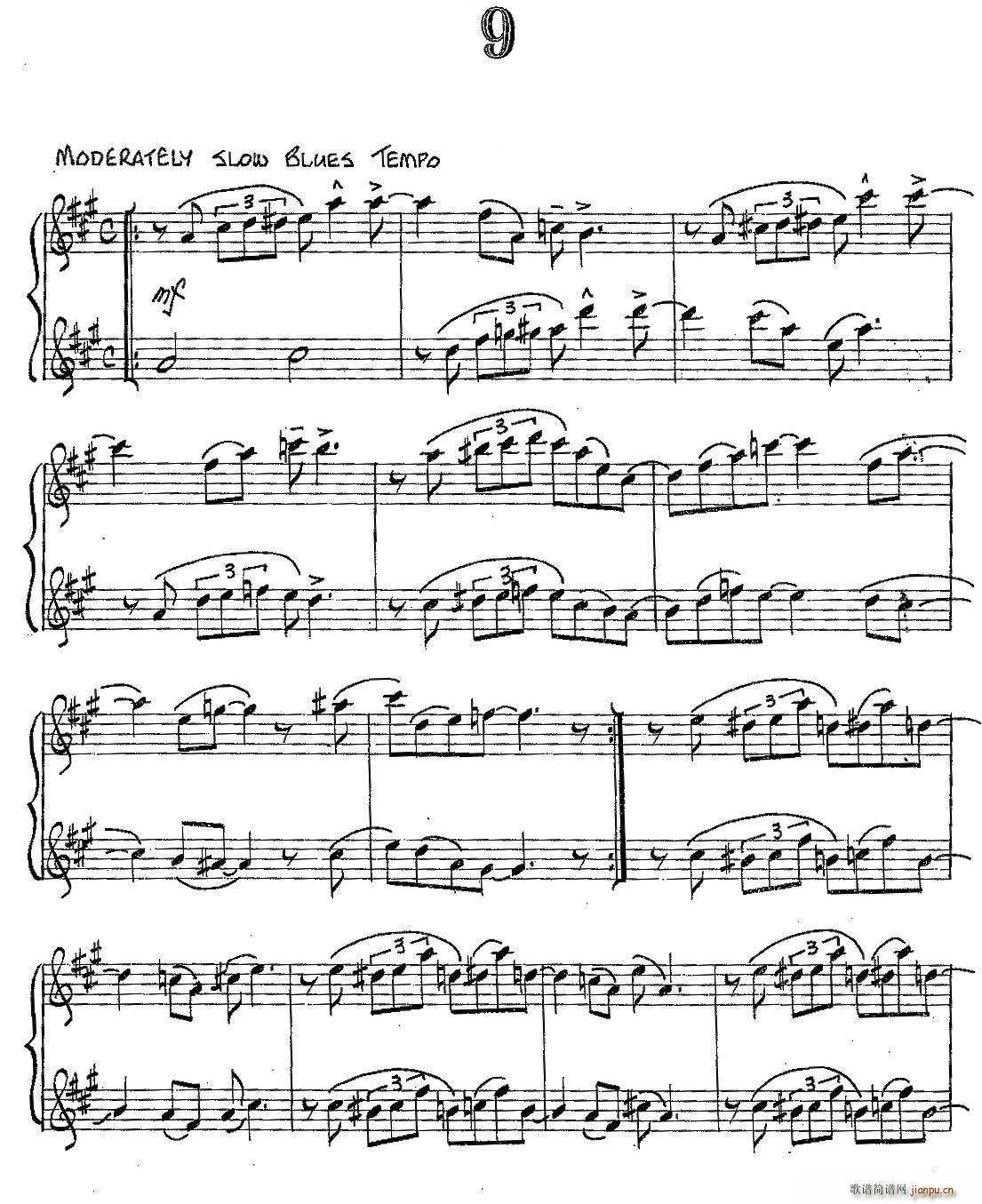 Jazz Conception For Saxophone Duets 9 ()1