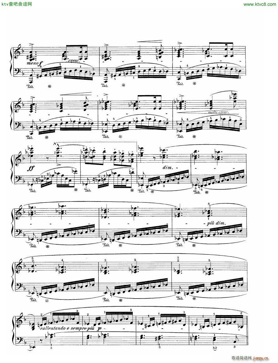 Chopin Ballade no 2 in F op 38()3