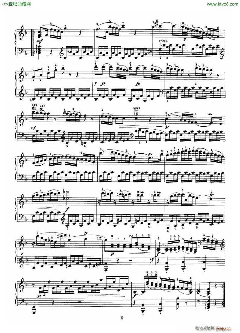 Haydn Piano Sonata No 35 In C()8