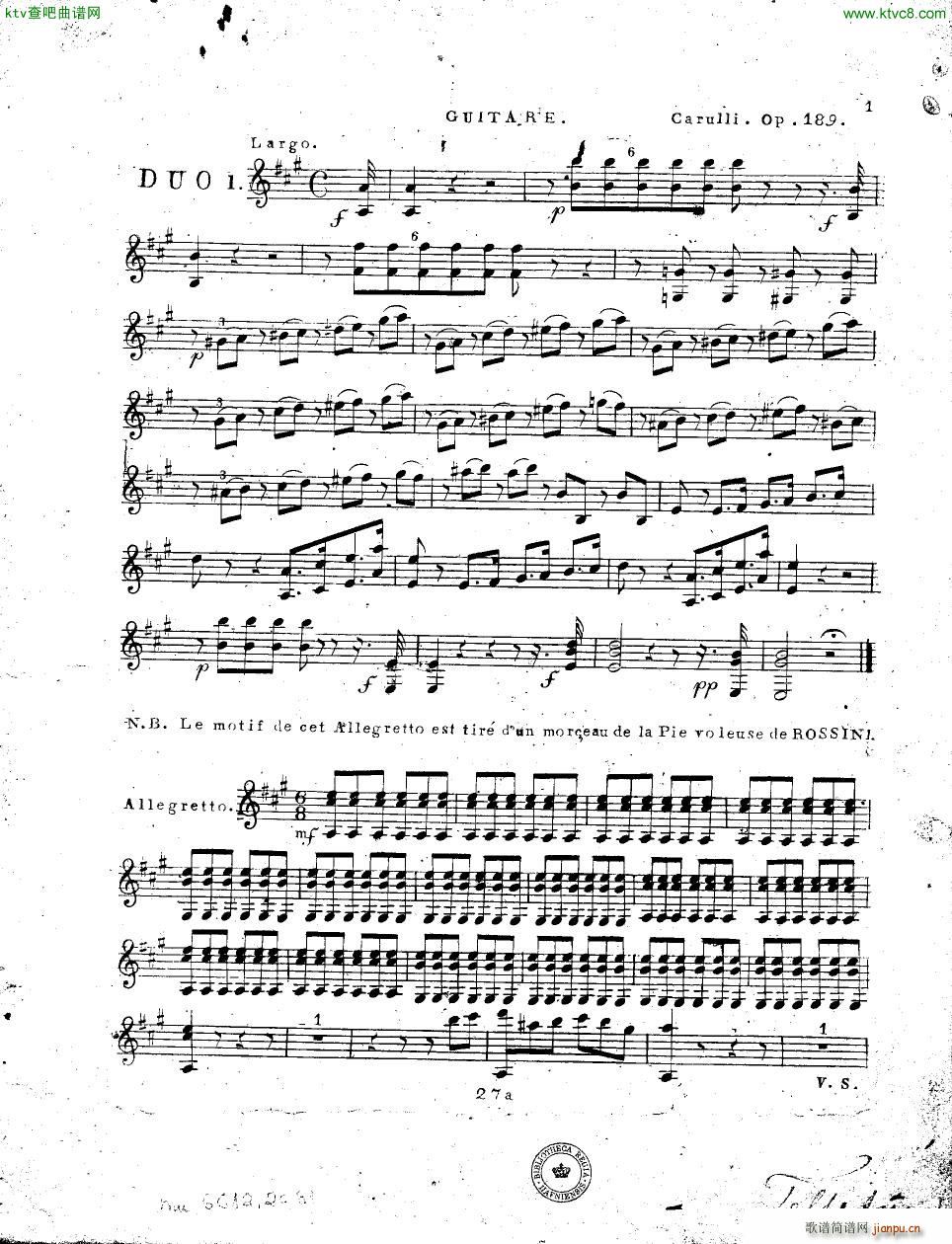Carulli op 189 3 Duos nocturnes git pno()8