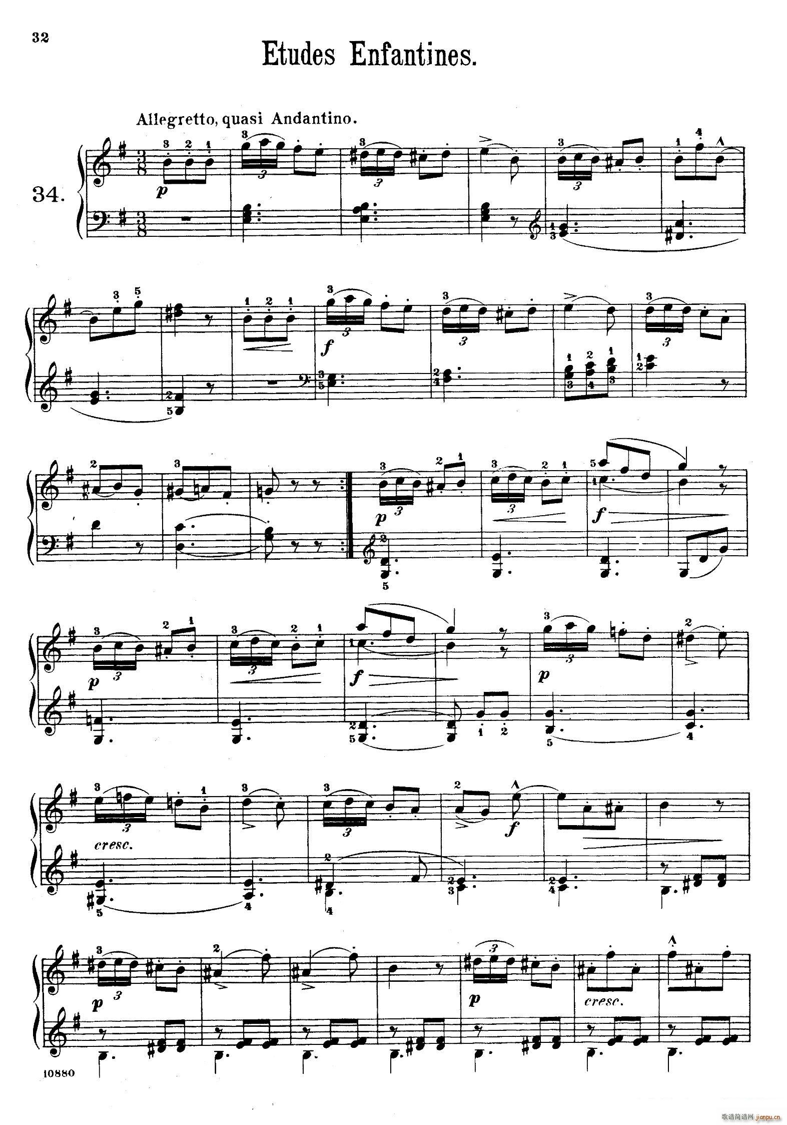 Etudes Enfantines Op 37 ͯϰ 31 39()1