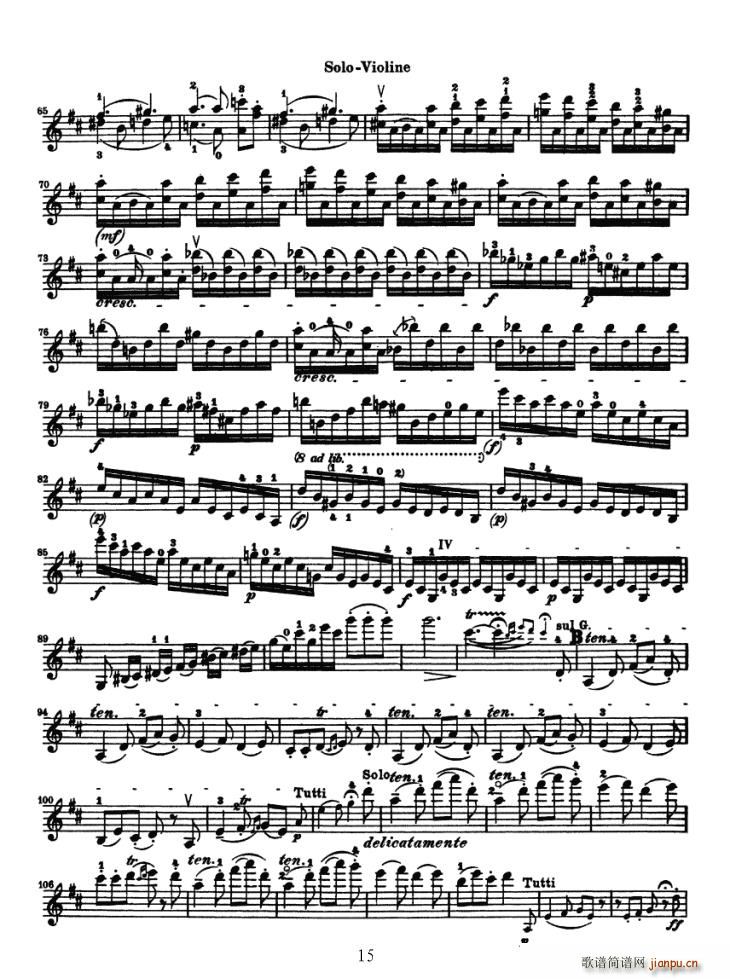 Konzert fur Violine(С)9