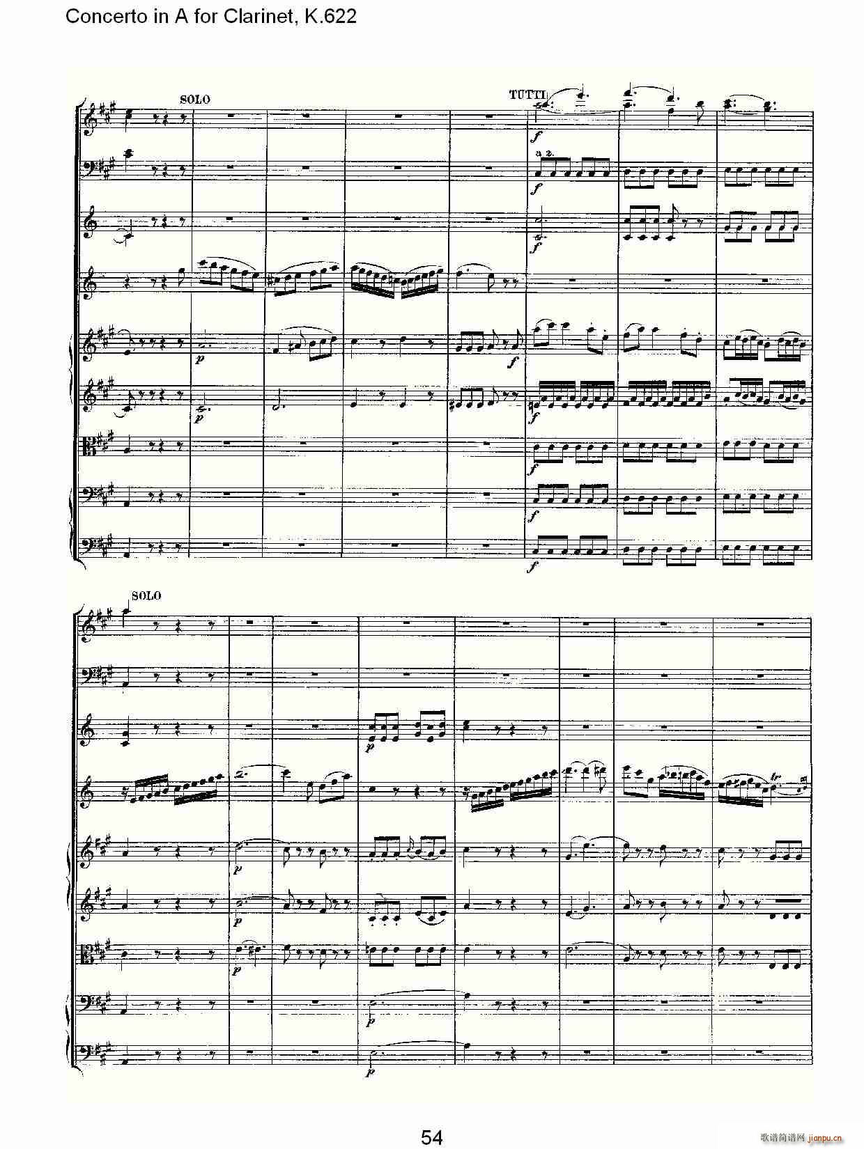 Concerto in A for Clarinet, K.622(ɹ)26