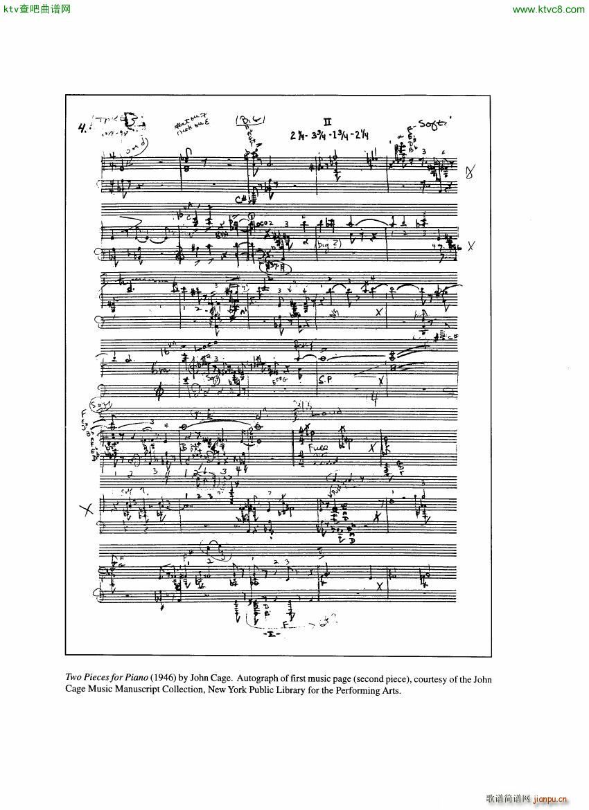 John Cage Piano works 1938 1948 ()8