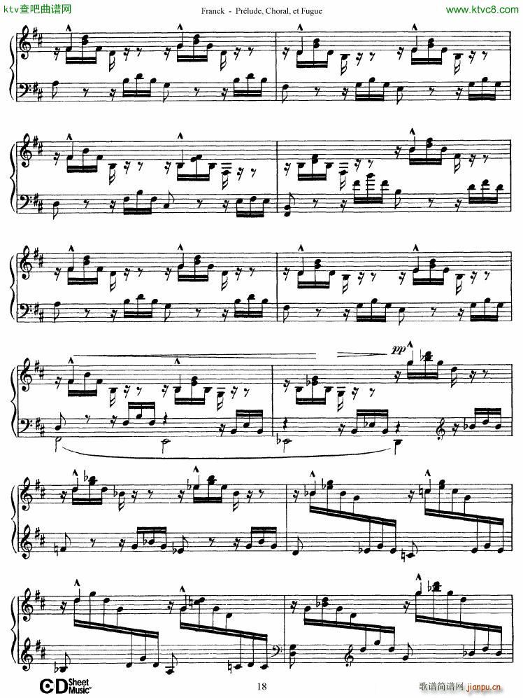 Franck Prlude Choral et Fugue()18