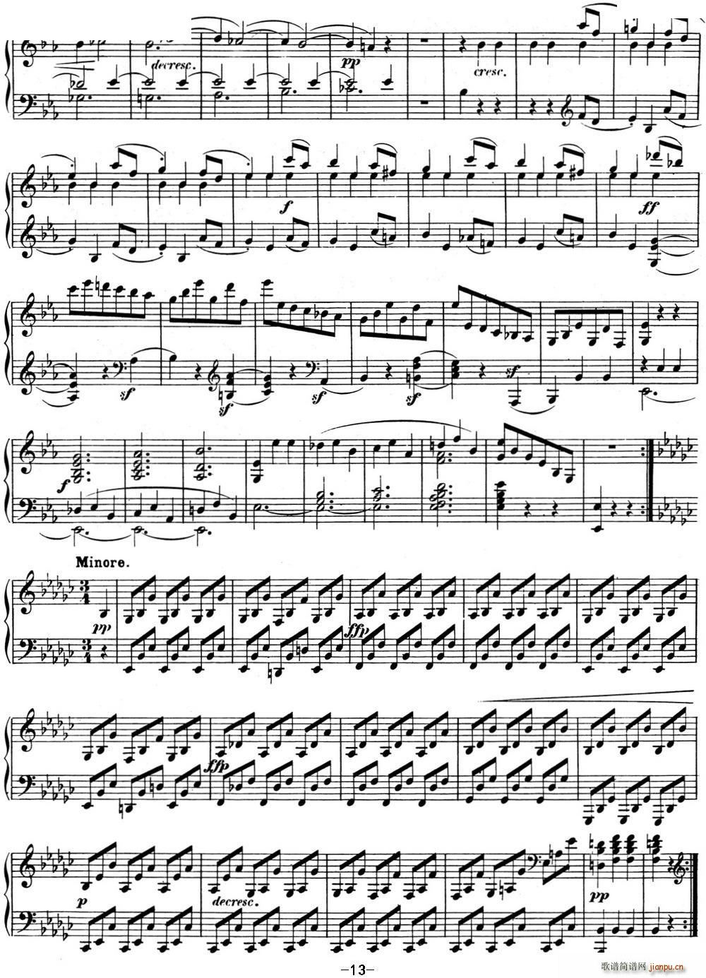Ҹ04  E Op 7 E flat major()13