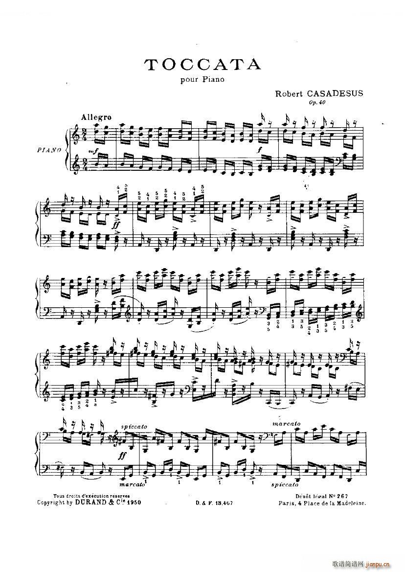 Casadesus Toccata Toccata(ʮּ)1