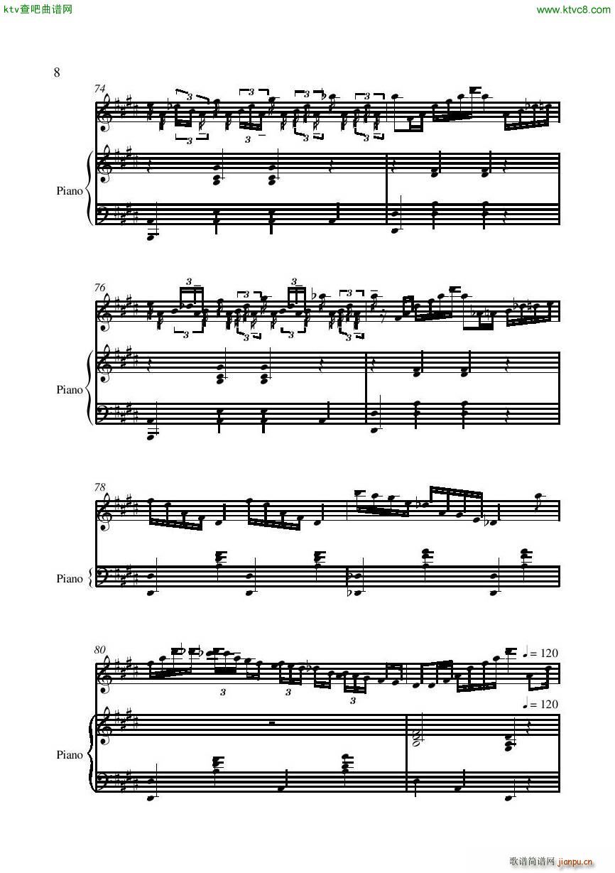 Chopin Variations Rossini flute piano()8