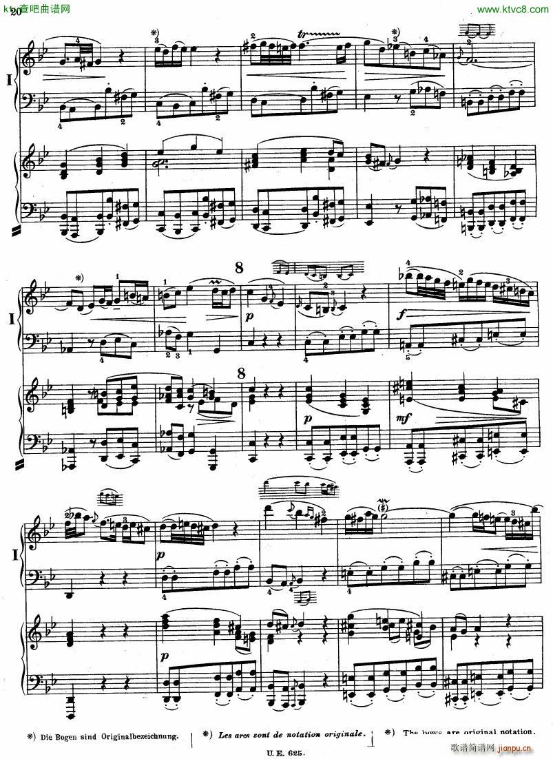 Bach JS BWV 1052 Keyboard Concerto in d ed R ntgen()21