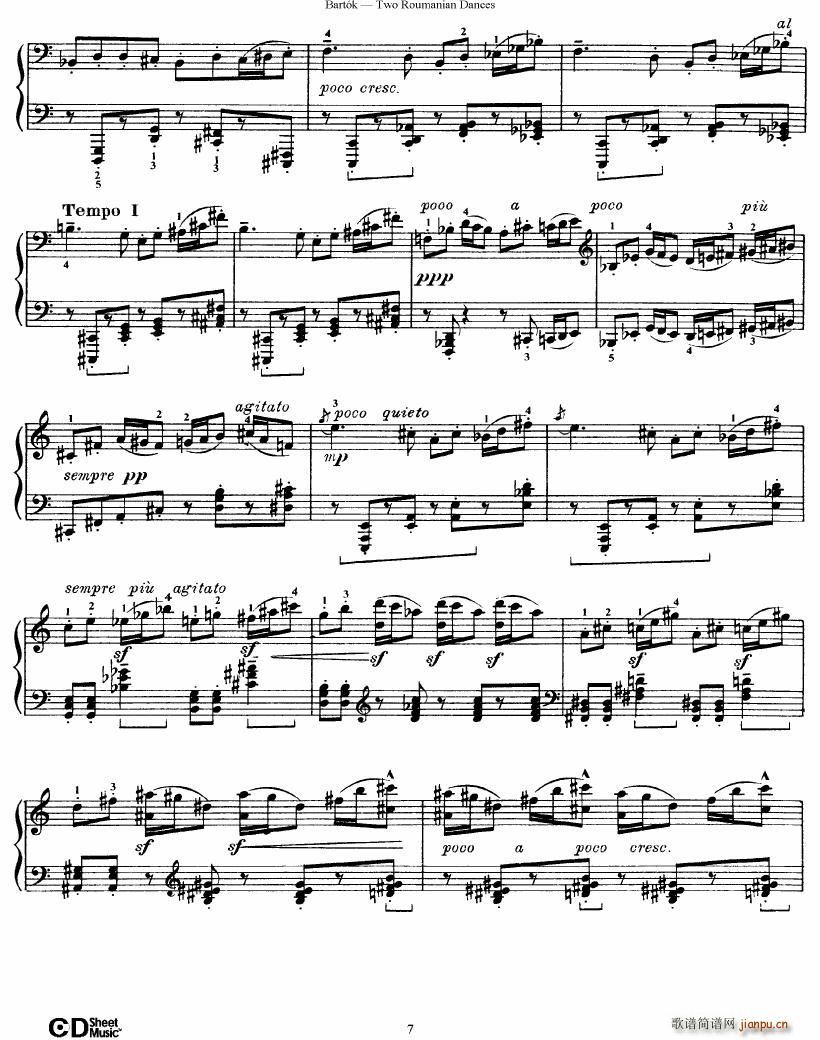 Bartok SZ 43 Two romanian dances op8a()7