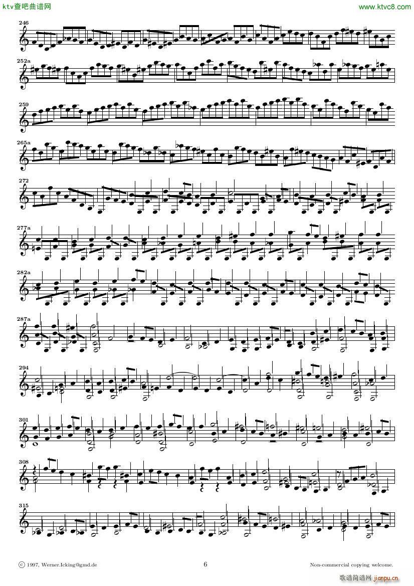Bach JS BWV 1005 Sonata for Solo Violin in C()6