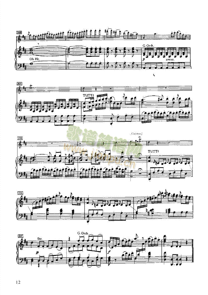 小提琴协奏曲弦乐类小提琴(其他乐谱)12
