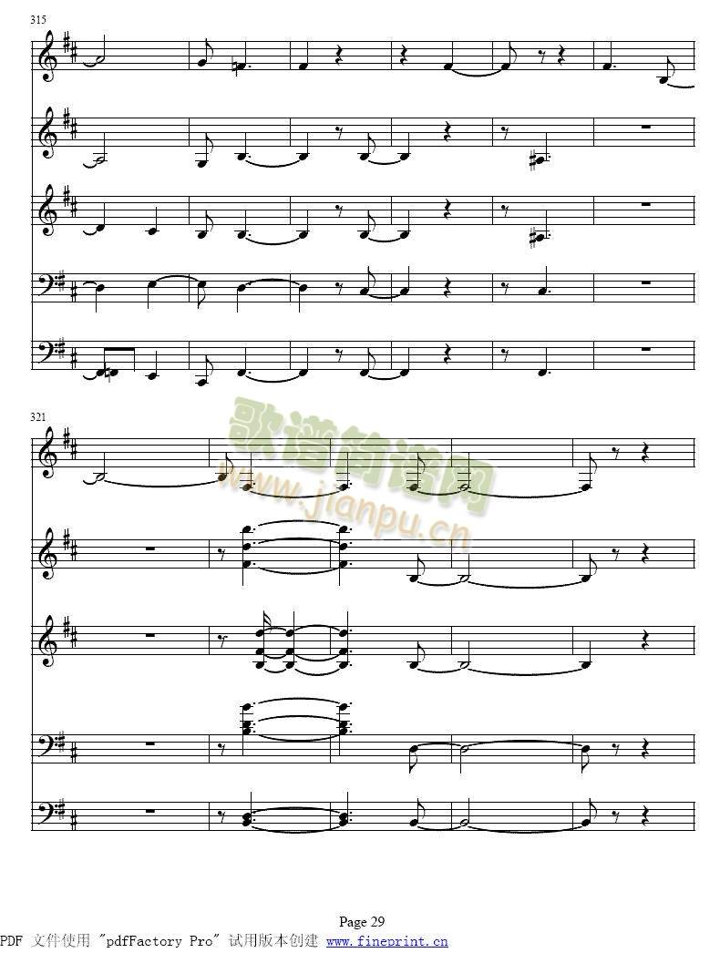 b小调单簧管与弦乐五重奏25-30(其他)5