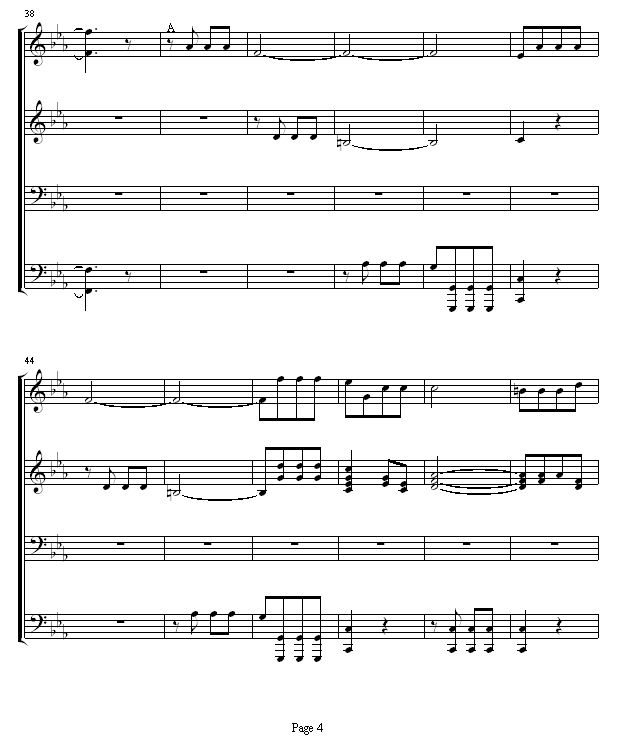 命运交响曲 钢琴4手联弹 歌谱简谱网