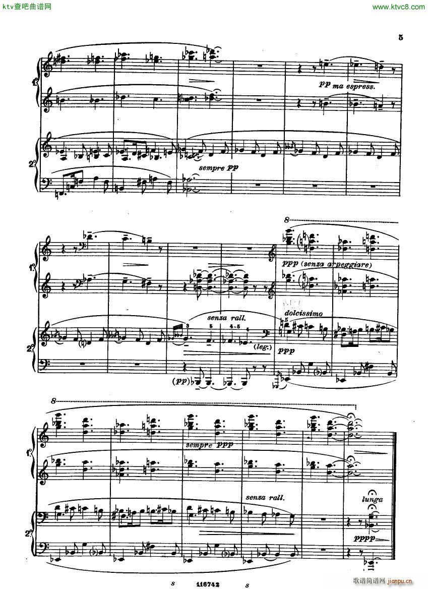 Casella Five Easy Pieces Pupazzetti 4 hands 1915()5