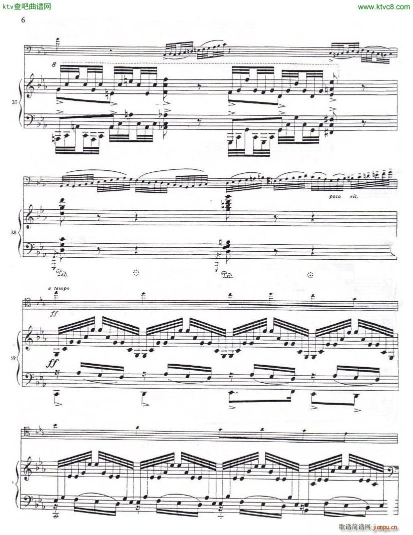 Faure Elegie for piano and cello()5