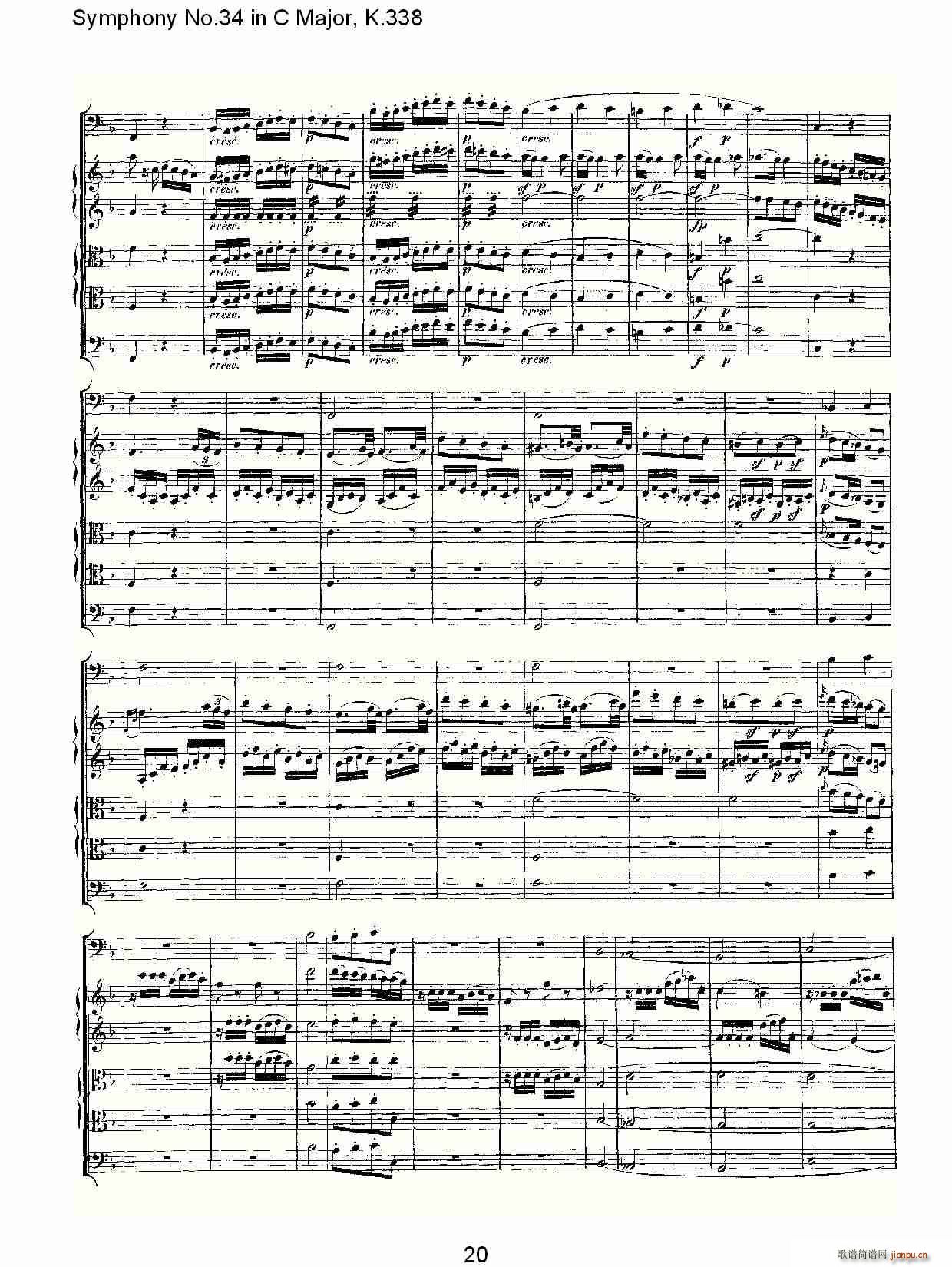 Symphony No.34 in C Major, K.338(ʮּ)20